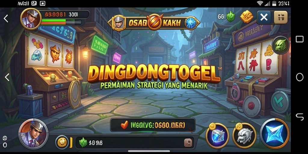 Tampilan gameplay menarik DINGDONGTOGEL yang penuh strategi.