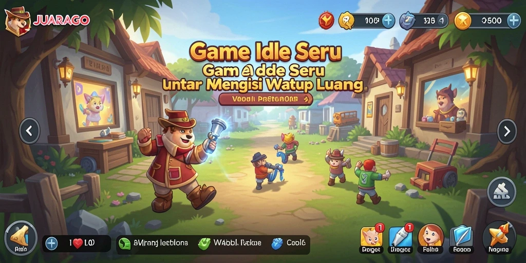 Tampilan gameplay JUARAGO yang menarik dan interaktif.