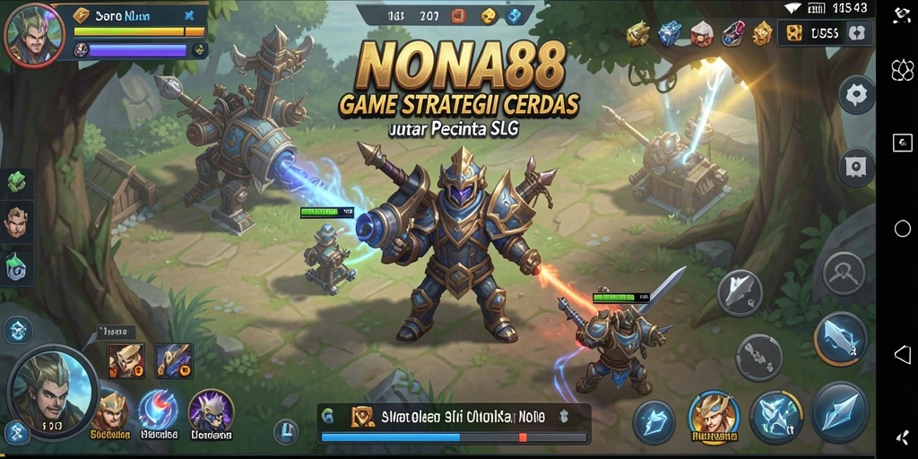 Screenshot gameplay NONA88 yang menunjukkan strategis dan interaksi antar pemain.